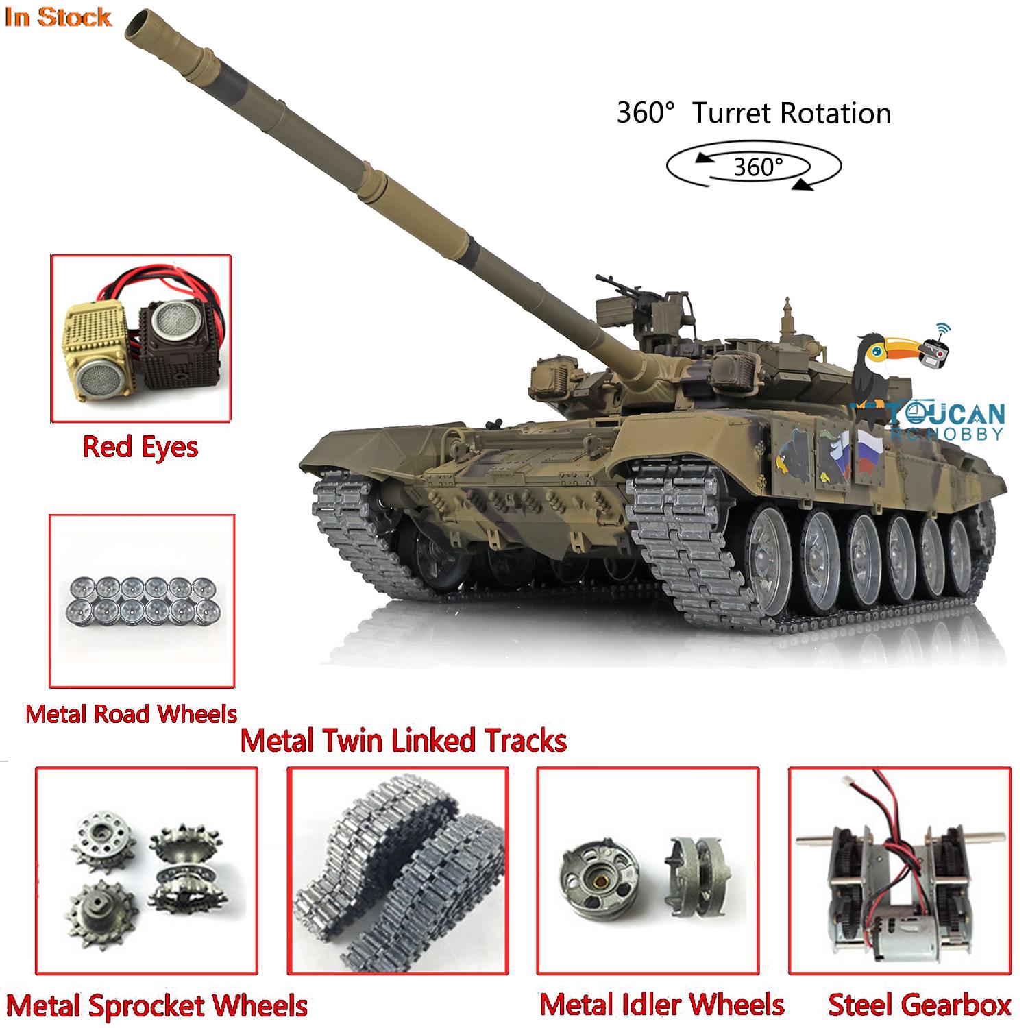 Running Gear Box - HENG LONG 1/16 7.0 T90 Tank