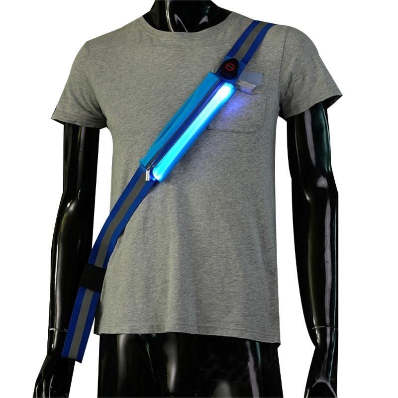 Running Gear Lights - T3LB Sabuk Reflektif LED Visibilitas Tinggi