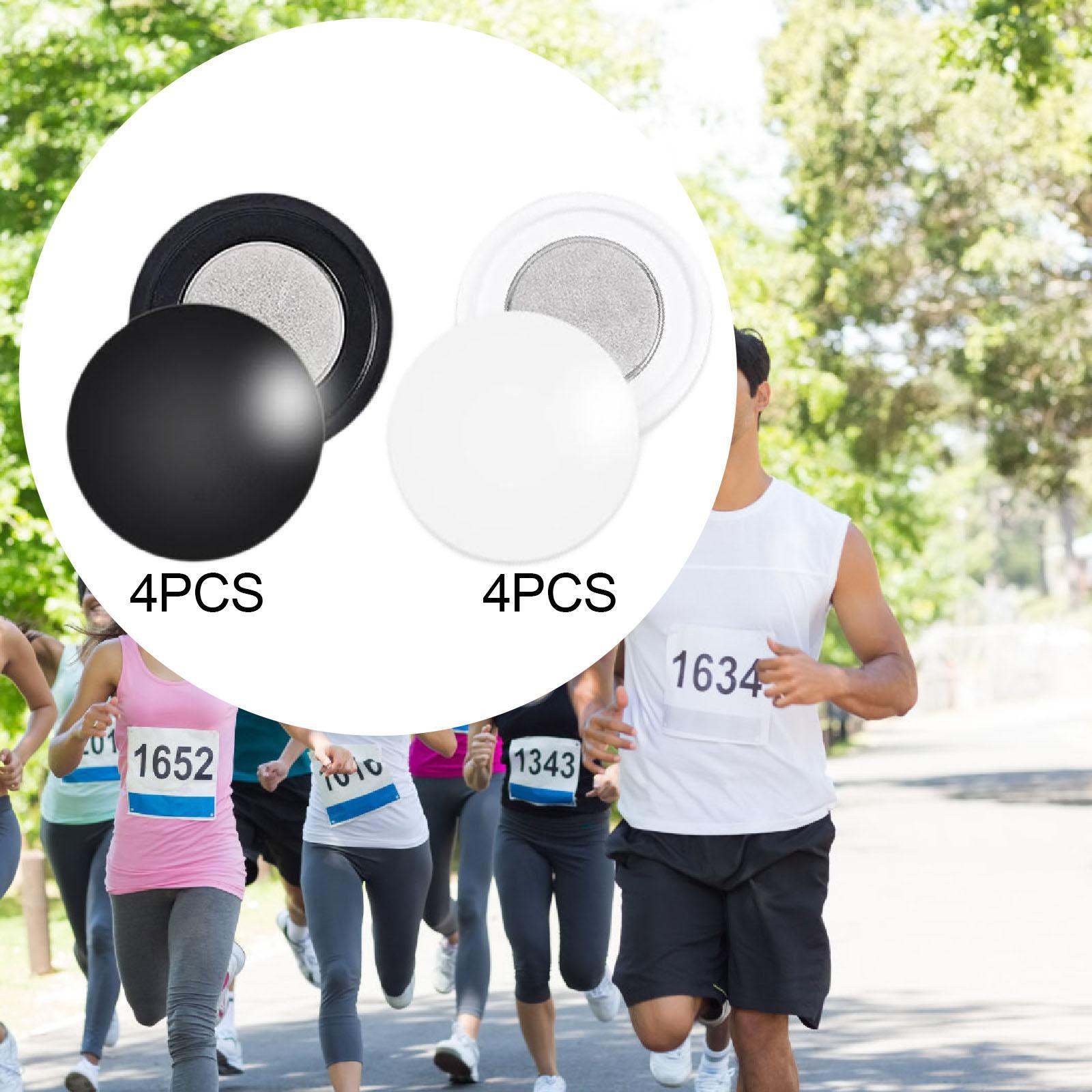 4 Pasang Klip Bib Balap Magnet - Running Gear Competition ulasan dan harga