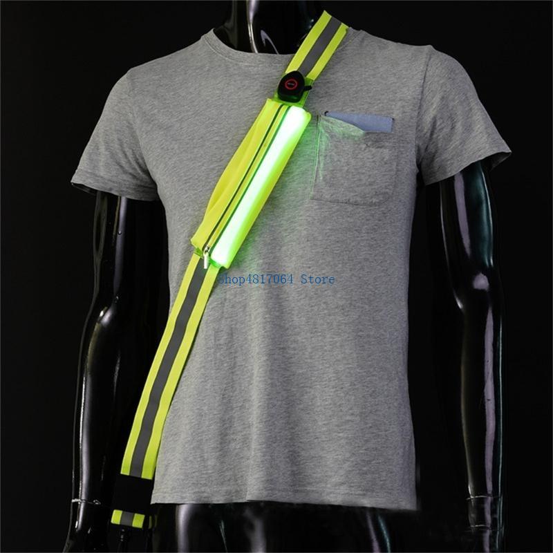 T3LB Sabuk Reflektif LED Visib - Running Gear Lights ulasan dan harga