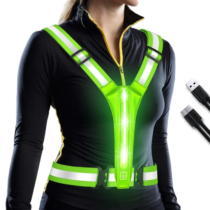 Rompi Reflektif LED untuk Lari - Running Gear Lights ulasan dan harga